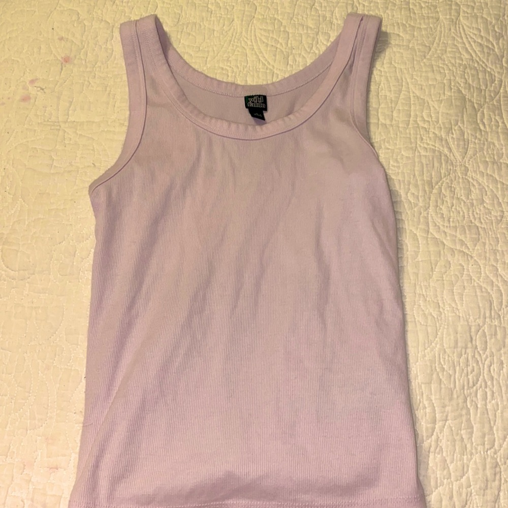 Violet Ribbed tank top Target Wild Fable Medium